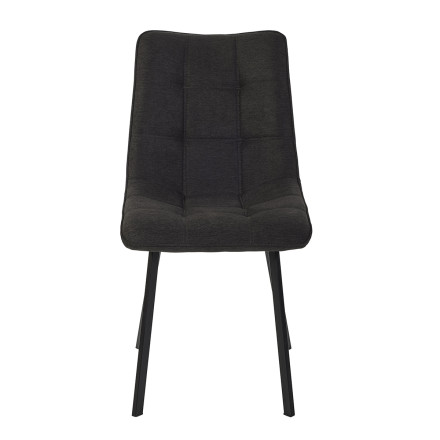 Chaise tissu Sora gris anthracite - Le Dépôt Bailleul