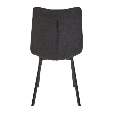 Chaise tissu Sora gris anthracite - Le Dépôt Bailleul