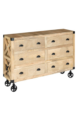 Buffet 6 tiroirs Silas...