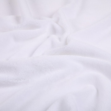 Tissu éponge Tibamboo 140cm 240g blanc - Le Dépôt Bailleul