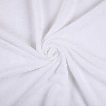 Tissu éponge Tibamboo 140cm 240g blanc - Le Dépôt Bailleul