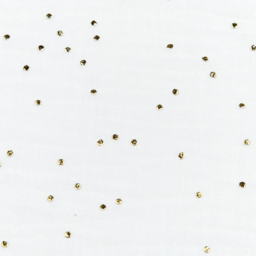 Tissu double gaze Brillegaze 135cm 120g blanc - Le Dépôt Bailleul