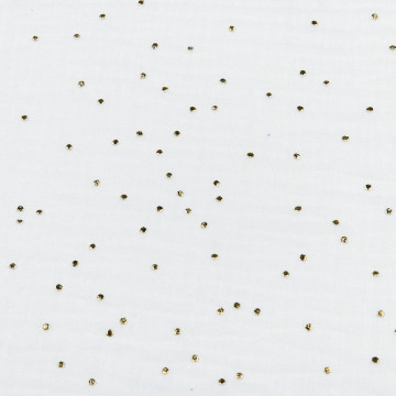 Tissu double gaze Brillegaze 135cm 120g blanc - Le Dépôt Bailleul