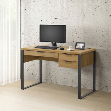 Bureau 3 tiroirs petit modèle Ron - Le Dépôt Bailleul