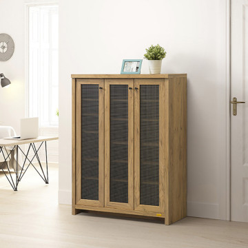 Meuble à chaussures 3 portes Gridwood - Le Dépôt Bailleul