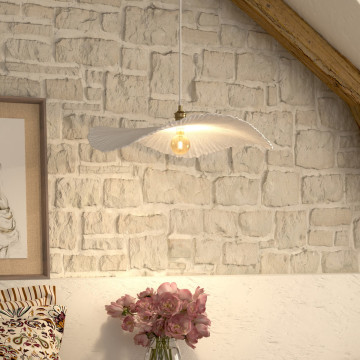 Suspension D60 papier blanc Tehani Atmosphera - Le Dépôt Bailleul