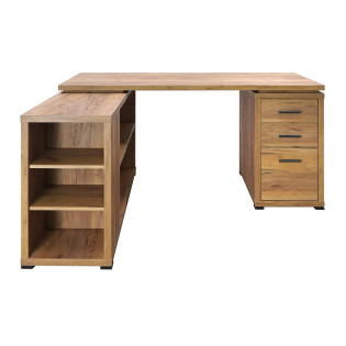 Bureau d'angle étagères +...