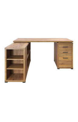 Bureau d'angle étagères +...