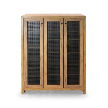 Meuble à chaussures 3 portes Gridwood - Le Dépôt Bailleul