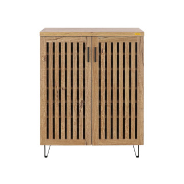 Meuble à chaussures 2 portes Ossia 6 niveaux - Le Dépôt Bailleul