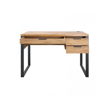 Bureau 3 tiroirs petit modèle Ron - Le Dépôt Bailleul