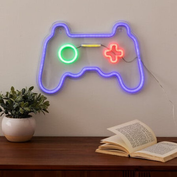 Néon mural USB Manette de jeu Atmosphera - Le Dépôt Bailleul