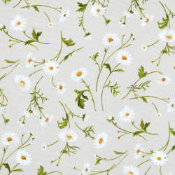 Tissu cretonne Ilona 160cm 140g fleuri - Le Dépôt Bailleul