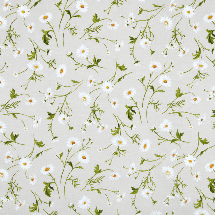 Tissu cretonne Ilona 160cm 140g fleuri - Le Dépôt Bailleul