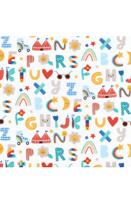 Tissu cretonne Marelle...