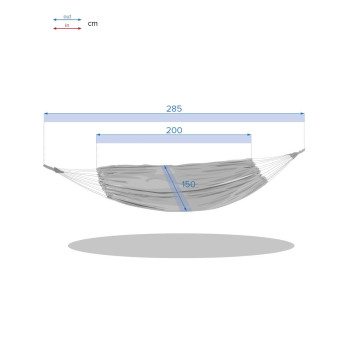 Hamac 150x307 Yaqui vert jade Hespéride - Le Dépôt Bailleul