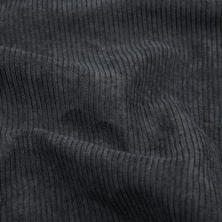 Tissu velours Antonin 145cm 260g anthracite - Le Dépôt Bailleul