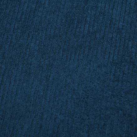 Tissu velours Antonin 145cm 260g bleu pétrole - Le Dépôt Bailleul