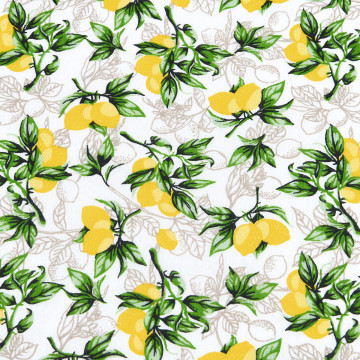 Tissu toile Hérault 140cm 110g citronnade - Le Dépôt Bailleul