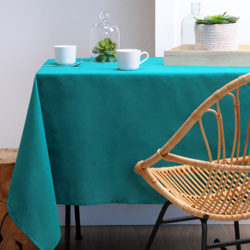 Tissu cretonne Aquitaine 155cm 138g bleu canard - Le Dépôt Bailleul