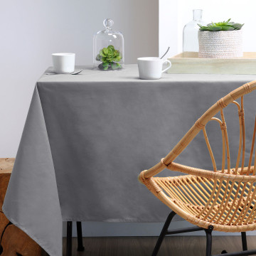 Tissu cretonne Aquitaine 155cm 138g gris souris - Le Dépôt Bailleul