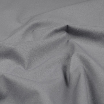 Tissu cretonne Aquitaine 155cm 138g gris souris - Le Dépôt Bailleul