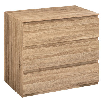 Commode 3 tiroirs 78 cm naturel 5five - Le Dépôt Bailleul