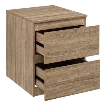 Chevet 2 tiroirs 38 cm naturel 5five - Le Dépôt Bailleul