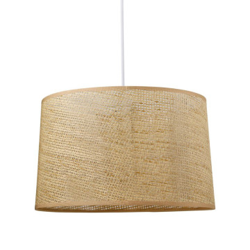 Suspension D35 naturelle effet rotin Ostaria - Le Dépôt Bailleul