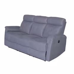 Canapé 3 places relax électrique gris Lucas - Le Dépôt Bailleul