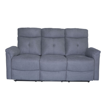Canapé 3 places relax électrique gris Lucas - Le Dépôt Bailleul