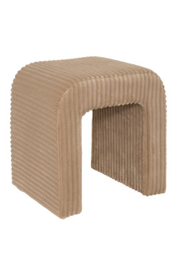 Pouf velours côtelé Sevi...