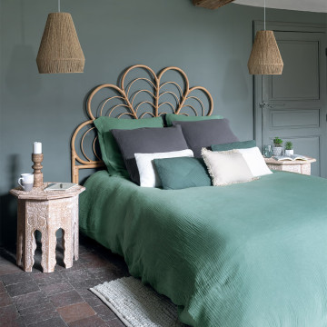 Tête de tit Aoni 160 x 140 cm rotin Atmosphera - Le Dépôt Bailleul