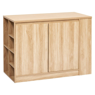 Ilot central 2 portes et 6 niches Abana 5five - Le Dépôt Bailleul