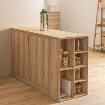 Ilot central 2 portes et 6 niches Abana 5five - Le Dépôt Bailleul