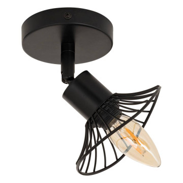 Applique Adelia 10 cm métal noir Atmosphera - Le Dépôt Bailleul