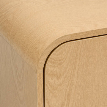 Meuble TV 2 portes et 1 étagère Lee Atmosphera - Le Dépôt Bailleul