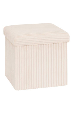 Pouf pliant Arum côtelé 38...