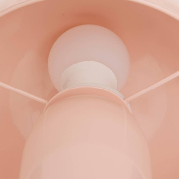 Lampe champignon H24,5 cm Lito métal rose pêche Atmosphera - Le Dépôt Bailleul