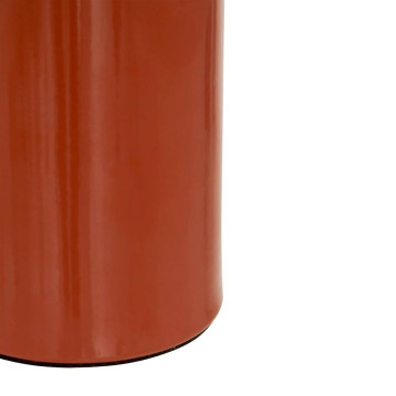 Lampe champignon H24,5 cm Lito métal terracotta Atmosphera - Le Dépôt Bailleul