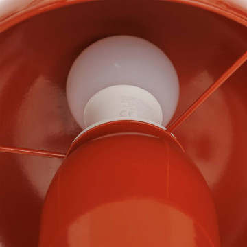 Lampe champignon H24,5 cm Lito métal terracotta Atmosphera - Le Dépôt Bailleul