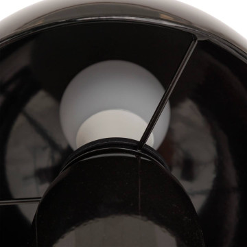 Lampe champignon H24,5 cm Lito métal noir Atmosphera - Le Dépôt Bailleul