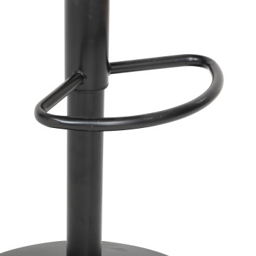 Tabouret de bar ajustable Delek tissu gris Atmosphera - Le Dépôt Bailleul