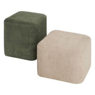 Pouf 2 en 1 Doki gris et...