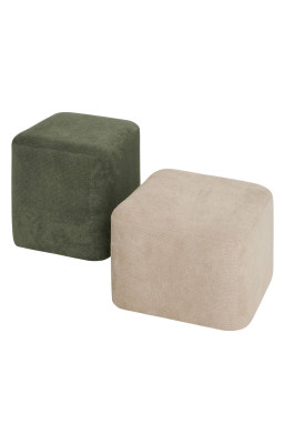 Pouf 2 en 1 Doki gris et...