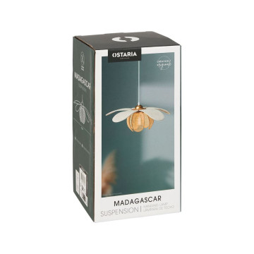 Suspension lin bambou Madagascar Ostaria - Le Dépôt Bailleul