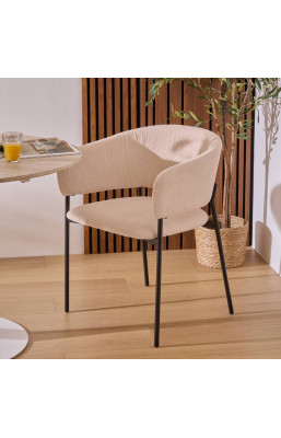 Fauteuil repas velours...