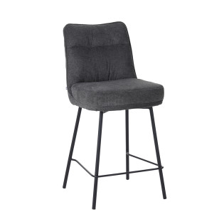 Tabouret de bar Léon tissu...