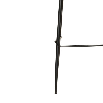 Tabouret de bar Amago haut tissu beige Atmosphera - Le Dépôt Bailleul