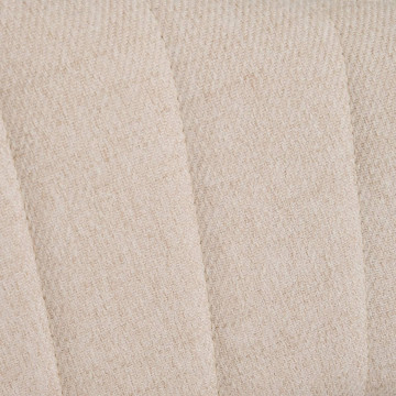 Fauteuil repas tissu beige Solea Atmosphera - Le Dépôt Bailleul